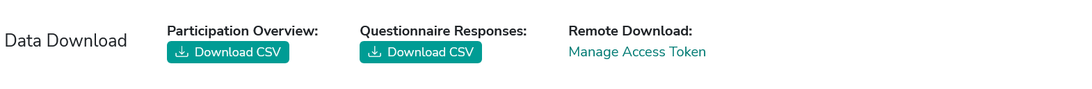 Project Statistics Section