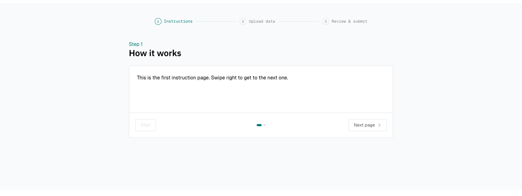 Data Donation Page Screenshot